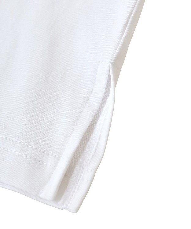 Green Parks ■ＥＳＣＡＲ　バイカラーｓｔフレアスリーブＴＥＥ Off White