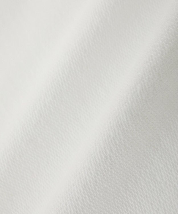 Green Parks カレッジロゴ裏毛チュニック Off White