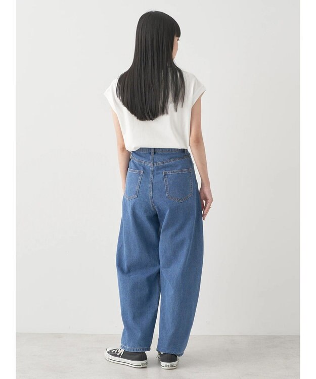 earth music&ecology デニムエッグパンツ Indigo