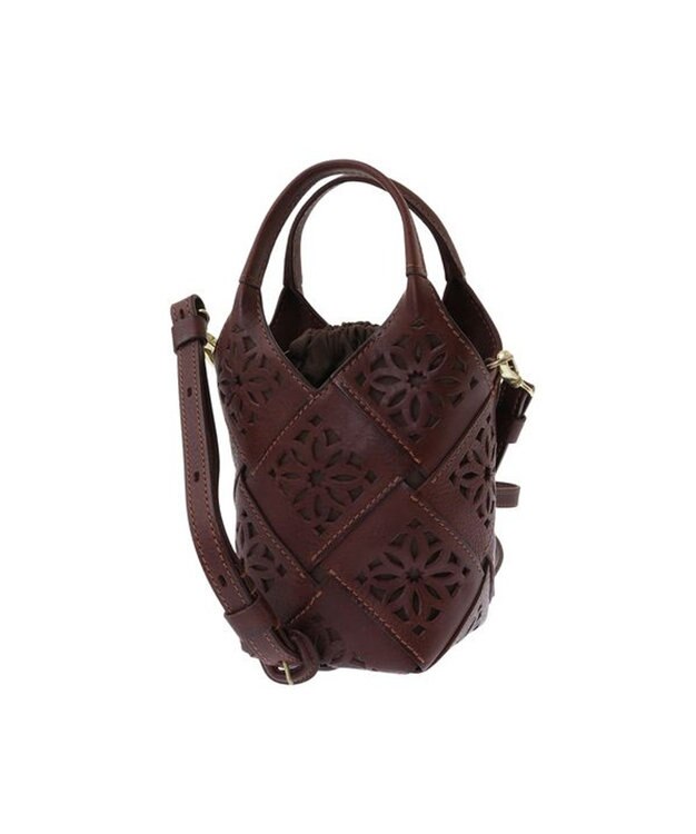 genten サステナブルカットワーク ポシェット ノウチャ