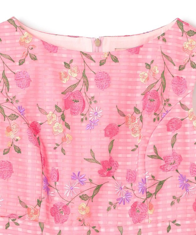 TOCCA 【洗える・消臭】TULIP EMBROIDERY ドレス ピンク系