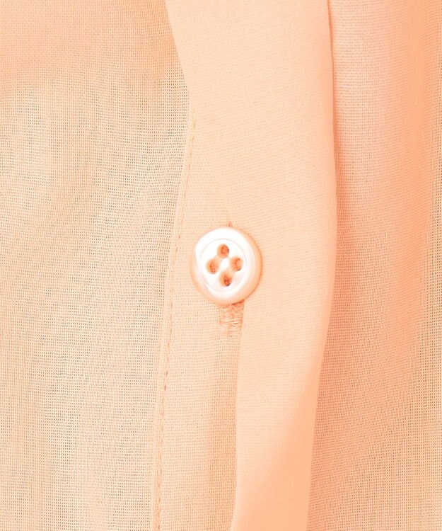 BEIGE， BAC / コットンシアー ギャザーブラウス Peach