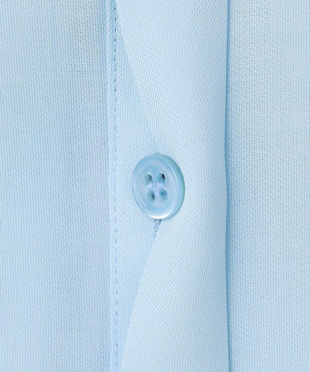 ICB L セルロースシルクビエラ ボウタイ付きブラウス サックスブルー