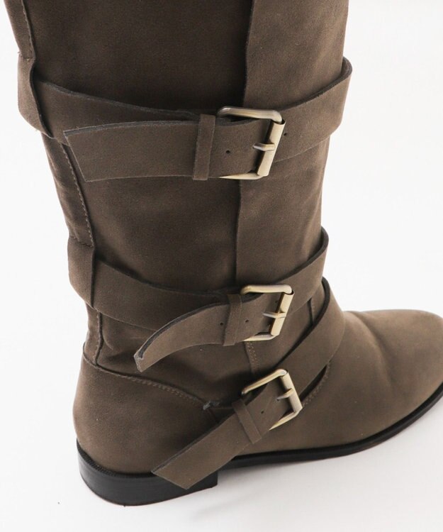 WEGO スウェードベルトブーツ カーキ