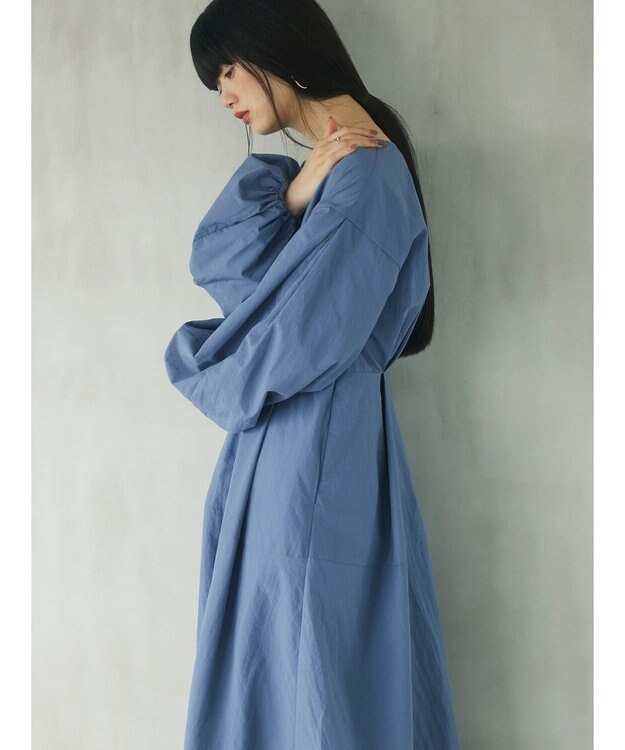 Green Parks armonia．ウエストタックワンピース Blue