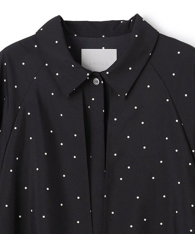 UNFILO L フライヨーク ワンピース ブラックドット