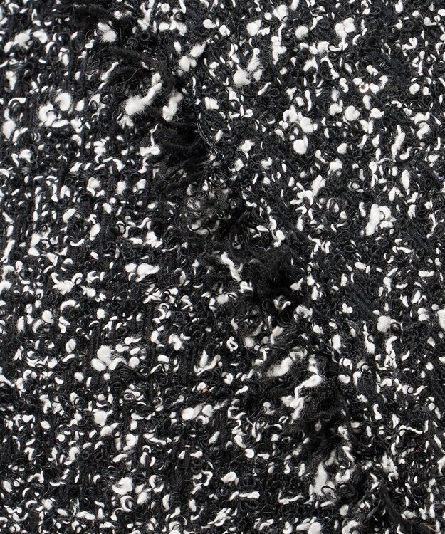 23区 L 【GOLD LABEL】CAMPOREバイカラーツイード ジレ モノトーン系