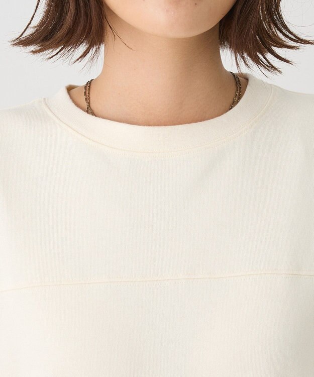 CRAFT STANDARD BOUTIQUE ビッグシルエット5分袖ワンピース Ivory