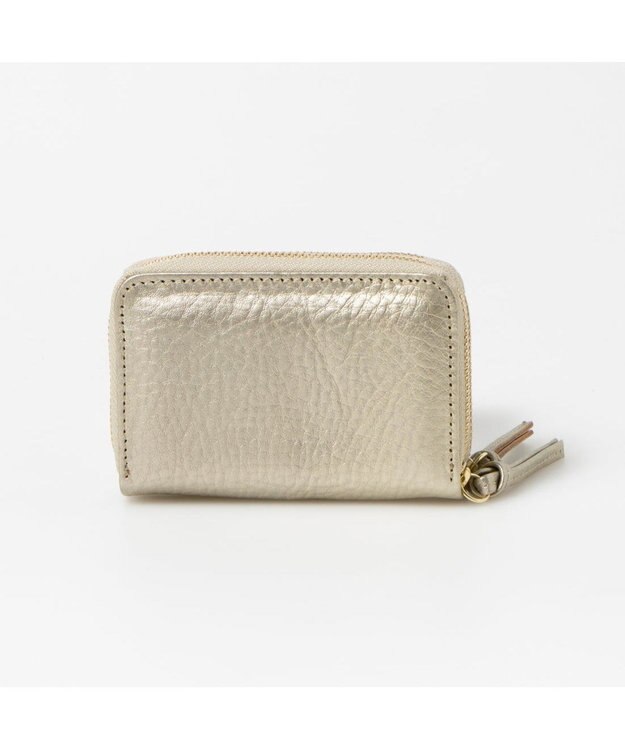 UNBILLION ペルケ perche / イタリアンレザー・ジャバラカードキーケース ゴールド