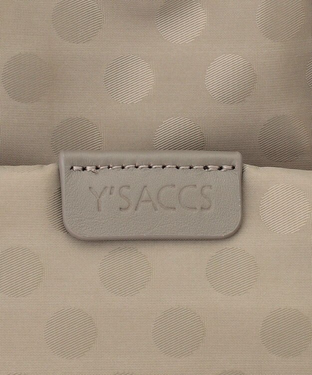 Y'SACCS ドットジャカード　トート型リュック グレージュ