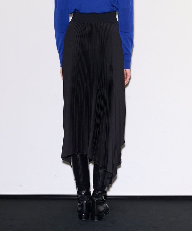 JOSEPH ニットウィーブプリッセ　スカート Black