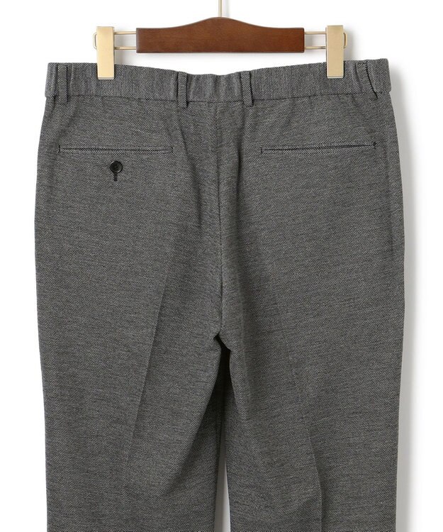 J.PRESS MEN 3シーズン着られる上質素材【ストレッチ / 吸水速乾 / 洗える / 消臭】AXIO 3ポジションジャージー スラックス ライトグレー系