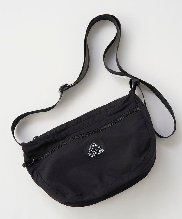 OP／FILA 【Kappa】三日月形 ショルダーバッグ ブラック