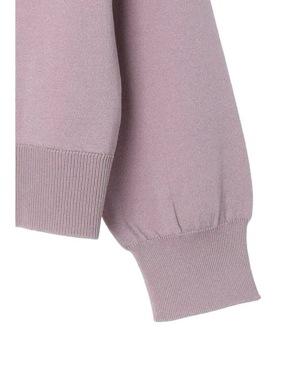 earth music&ecology いろいろ釦クルーネックカーディガン Lavender