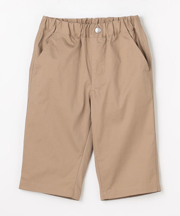 J.PRESS KIDS 【100-130cm】コットンストレッチ 7分丈パンツ ベージュ系