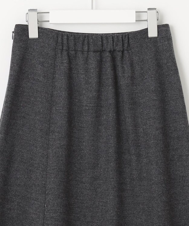 J.PRESS LADIES アクアレジェンドウールジャージー スカート ライトグレー系