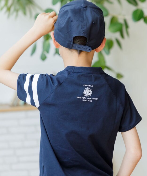 J.PRESS KIDS 【110-130cm】ラグランＴシャツ ネイビー系