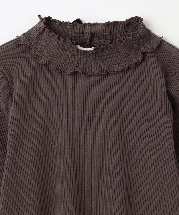 ANY KIDS バックリボン カットソー ブラウン