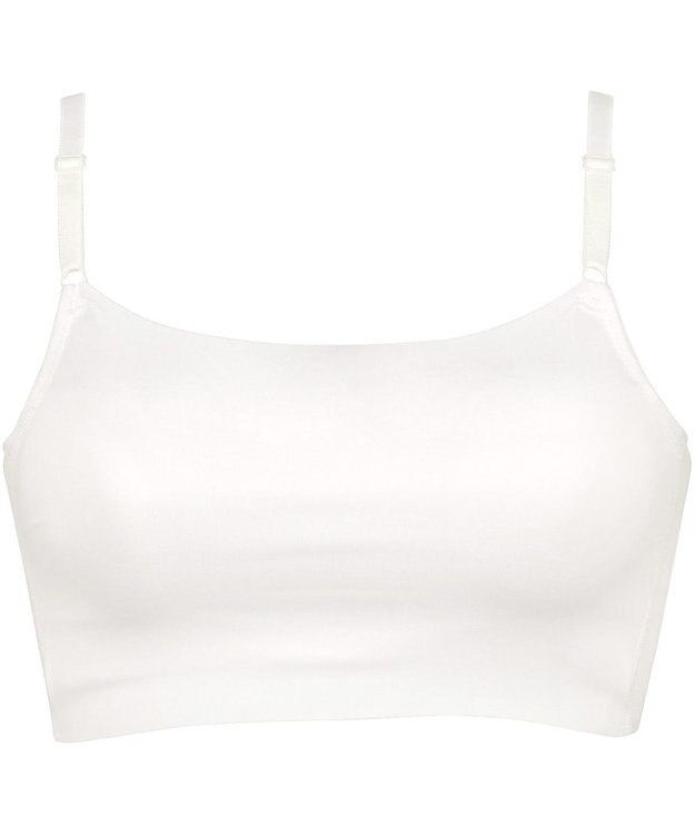 Wing ジュニア ノンワイヤーブラ Wing Teen やさしくフィット 綿混素材(身生地部) 【STEP2～3をカバー】 小学生 中学生 ハーフトップ ブラジャー RB6420 ウイング／ワコール アイボリー