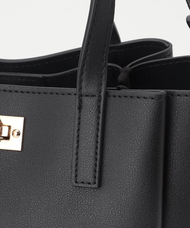 ANY マジカルライト縦型ショルダーバッグ ブラック