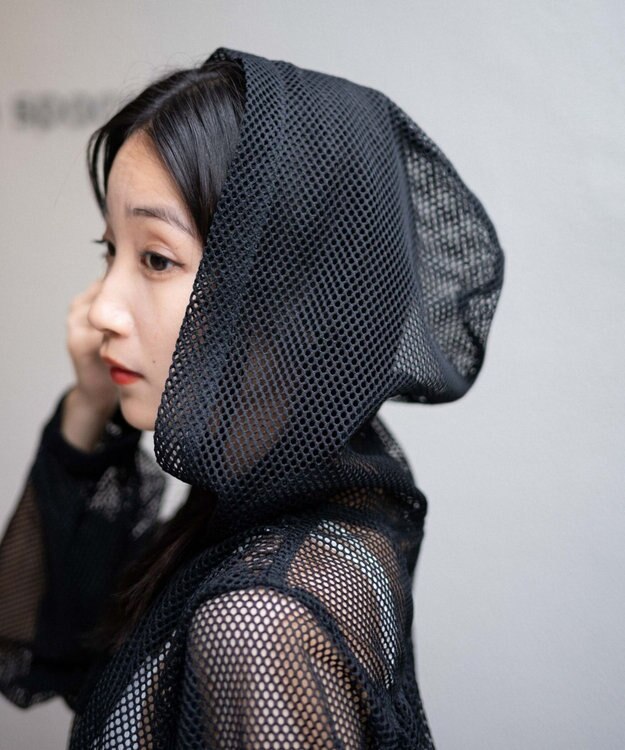 WEGO メッシュパーカー ブラック