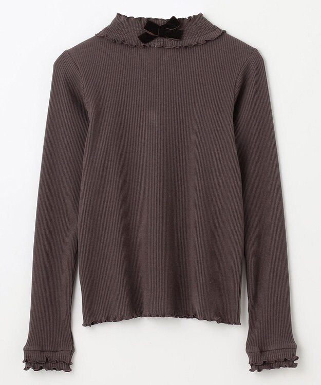 ANY KIDS バックリボン カットソー ブラウン