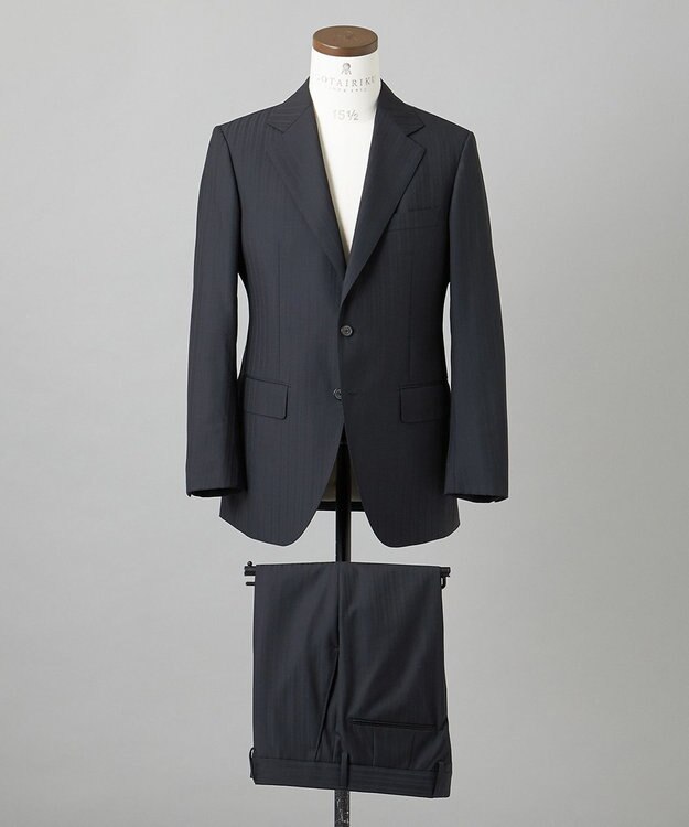 GOTAIRIKU 【御幸毛織】TIMEBRID スーツ ネイビー系8