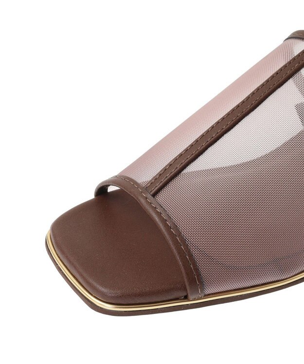 Green Parks ・ｍｉｎｉａ　チュールサンダル Brown