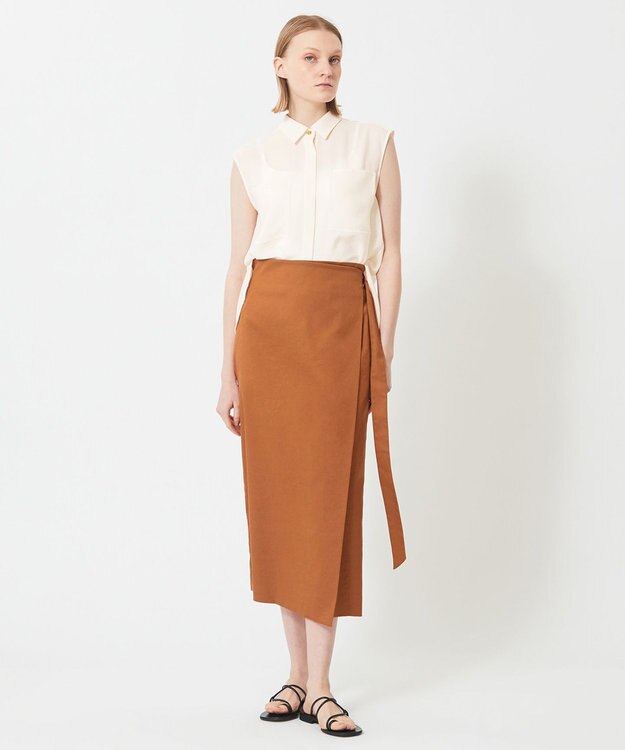 BEIGE， 【S-size】HYACINTH / ショートカラーシャツ Ecru