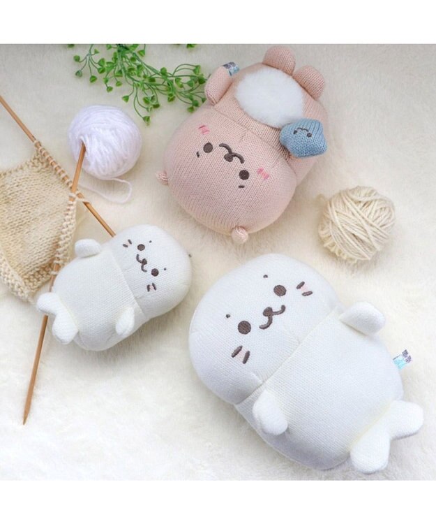 Mother garden しろたん マスコット キーホルダー あみぐるみ ついたん 12cm -