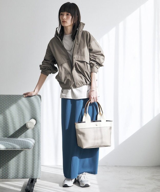 TOPKAPI 【ドラマ着用】【Breath TOPKAPI】RIPPLE リプル ロング ハンドル B5 トートバッグ ペールベージュ