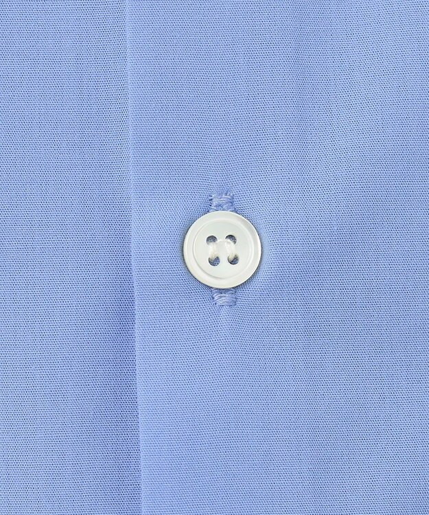 UNFILO 【洗える/吸水速乾】イージーケア キャンディスリーブ ブラウス サックスブルー