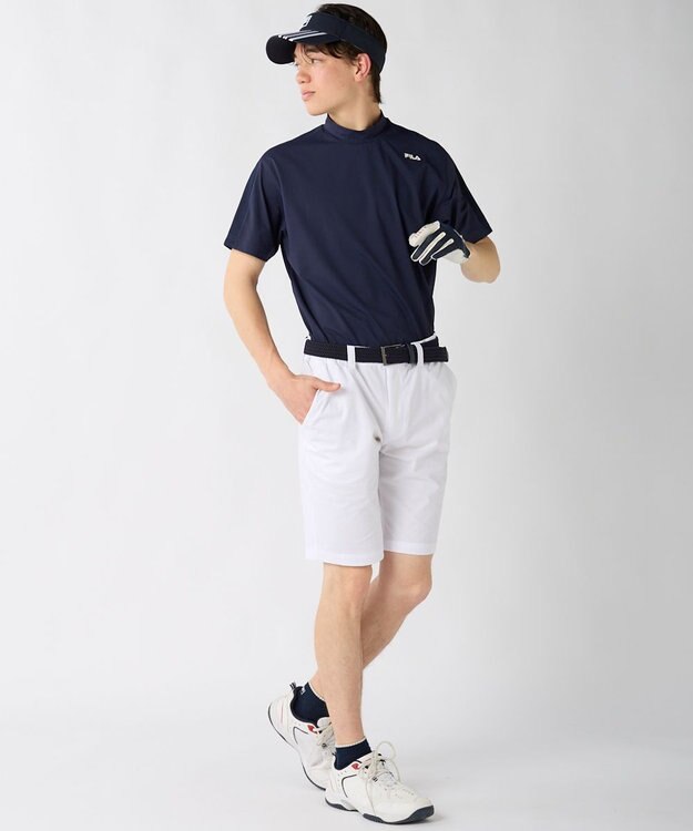 FILA GOLF／marie claire 【FILA GOLF】ワンポイントロゴストレッチショートパンツ ホワイト