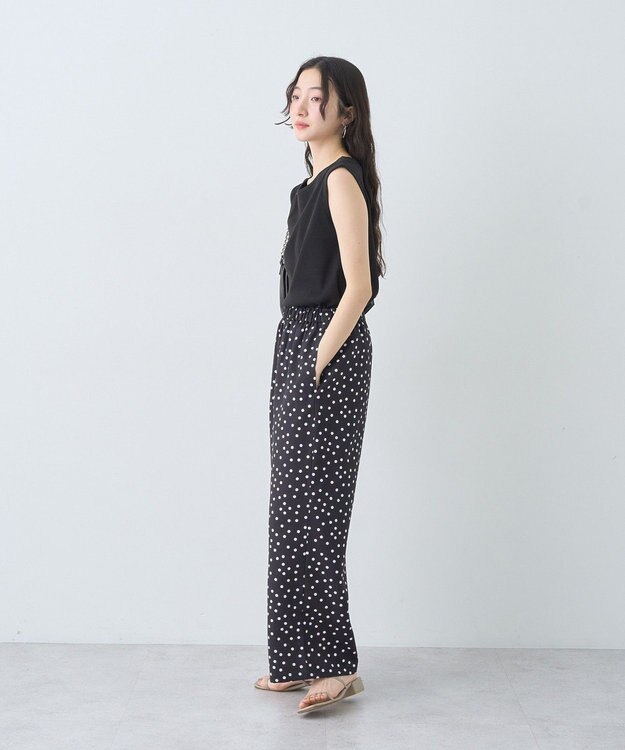 earth music&ecology 【接触冷感】アソートリラックスパンツ Dot