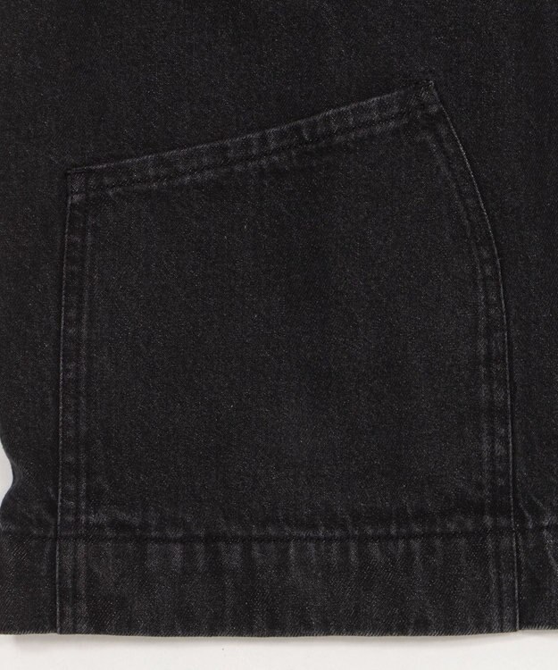 WEGO 【ユニセックス着用ITEM/MLサイズ展開】ワーカーズZIPデニムジャケット デニムブラックソノタ