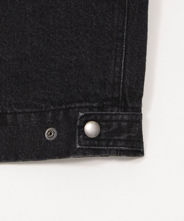 WEGO 【ユニセックス着用ITEM/MLサイズ展開】ワーカーズZIPデニムジャケット デニムブラックソノタ