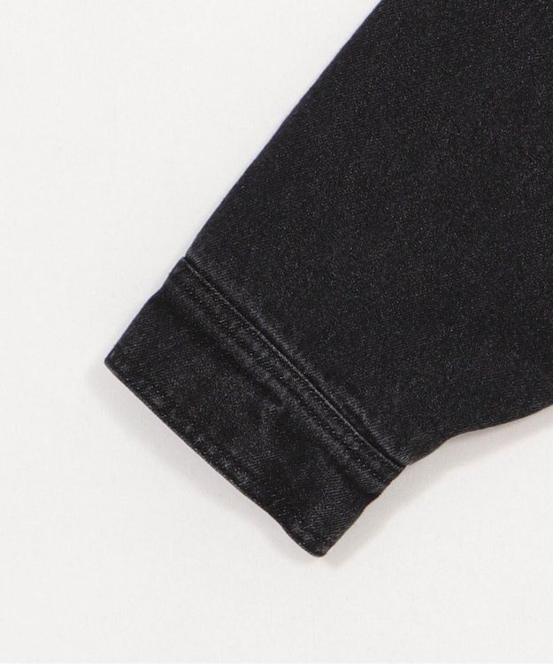 WEGO 【ユニセックス着用ITEM/MLサイズ展開】ワーカーズZIPデニムジャケット デニムブラックソノタ