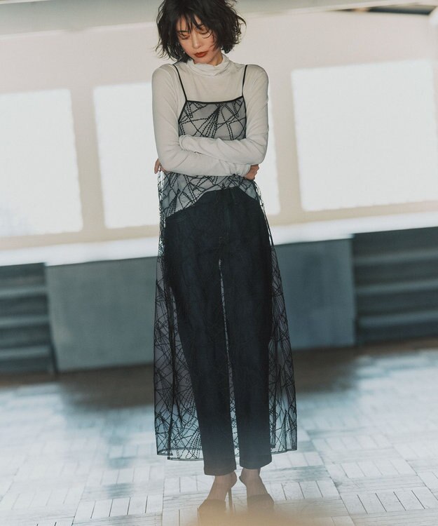 23区 S 23区DENIM ストレートフィット デニムパンツ ネイビー系