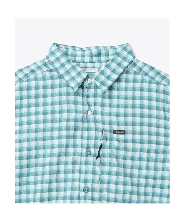 Columbia Columbia/ シルバーリッジユーティリティライトノベルティショートスリーブ /コロンビア Ripple Blue Pulaski Plaid