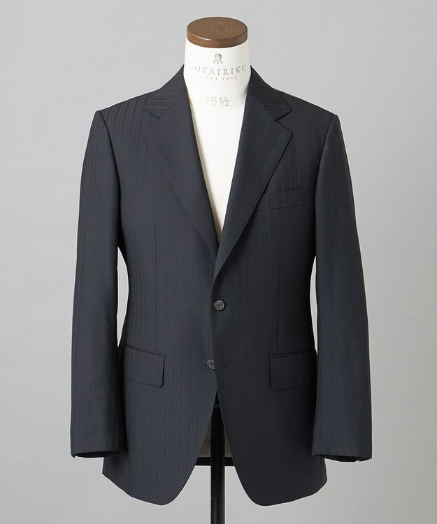 GOTAIRIKU 【御幸毛織】TIMEBRID スーツ ネイビー系8