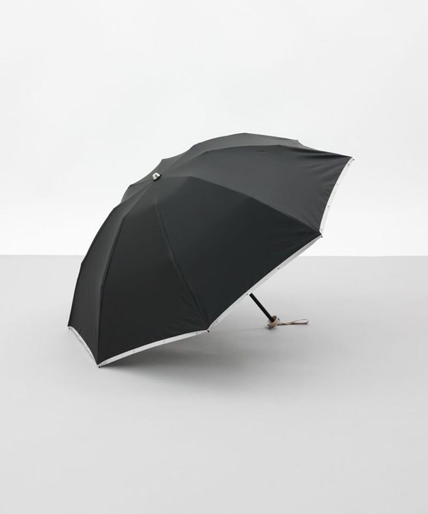 AURORA 【 BLAO（ブラオ）】サマーシールド スタッズ晴雨兼用傘(折りたたみ傘) ブラック