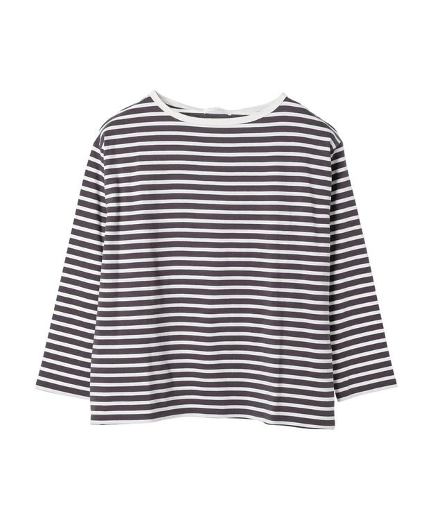 Green Parks コンパクトボーダープルオーバー Gray