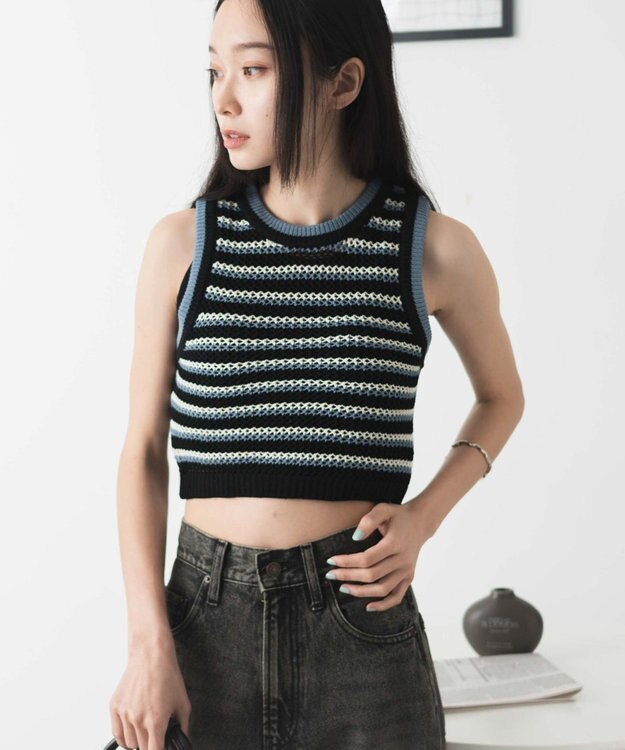 WEGO メッシュタンク ブルー