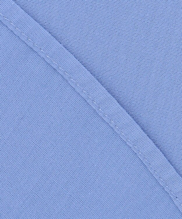 UNFILO 【洗える/吸水速乾】イージーケア キャンディスリーブ ブラウス サックスブルー