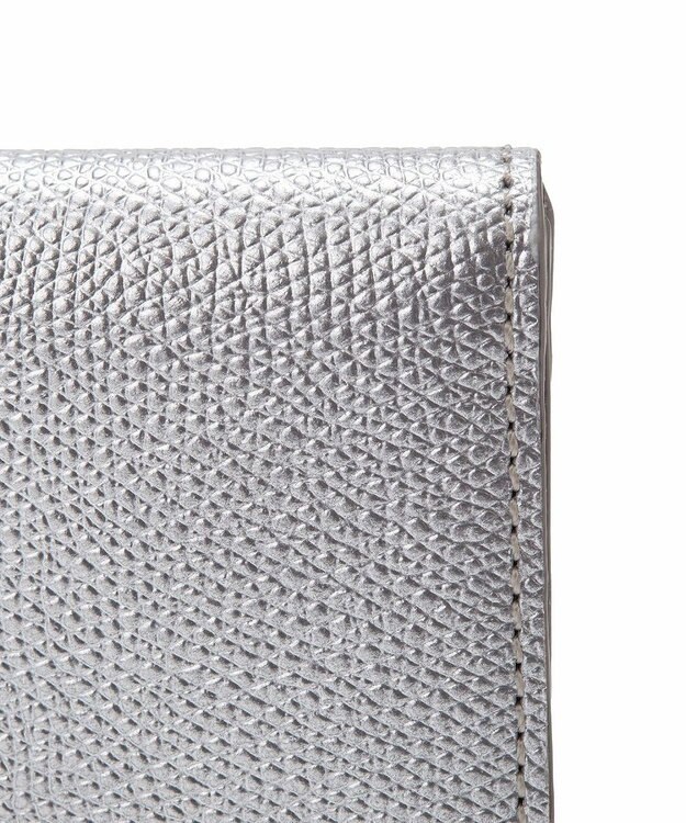 TOPKAPI 【TOPKAPI】COLORATO コロラート 角シボ型押し  二つ折り 財布 シルバー