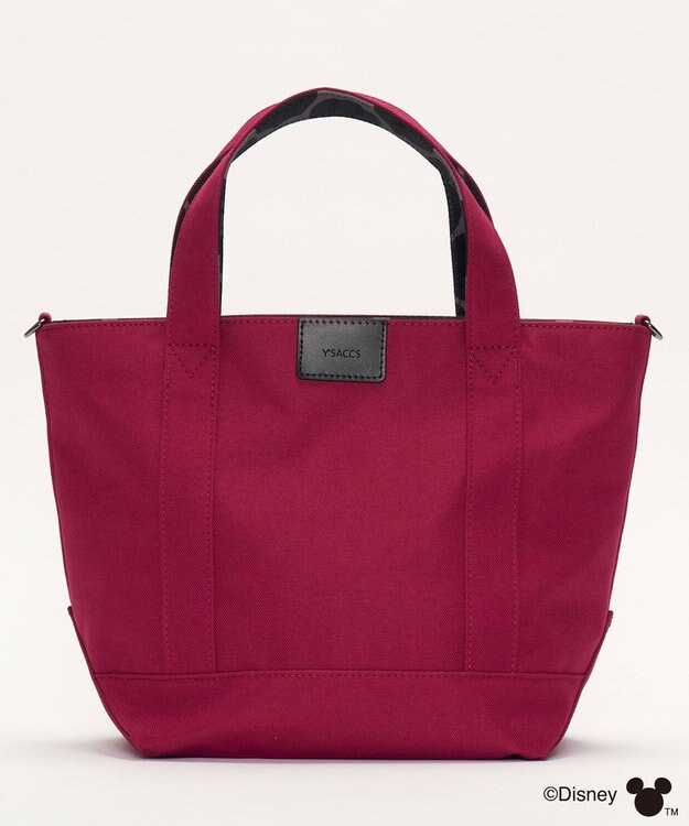 Y'SACCS 【Disney Collection】シルエットプリント2WAYミニトートバッグ ワイン