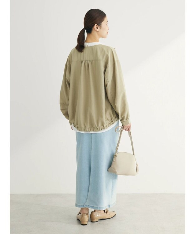 Green Parks イージーケア　Ｖネックブルゾン Khaki