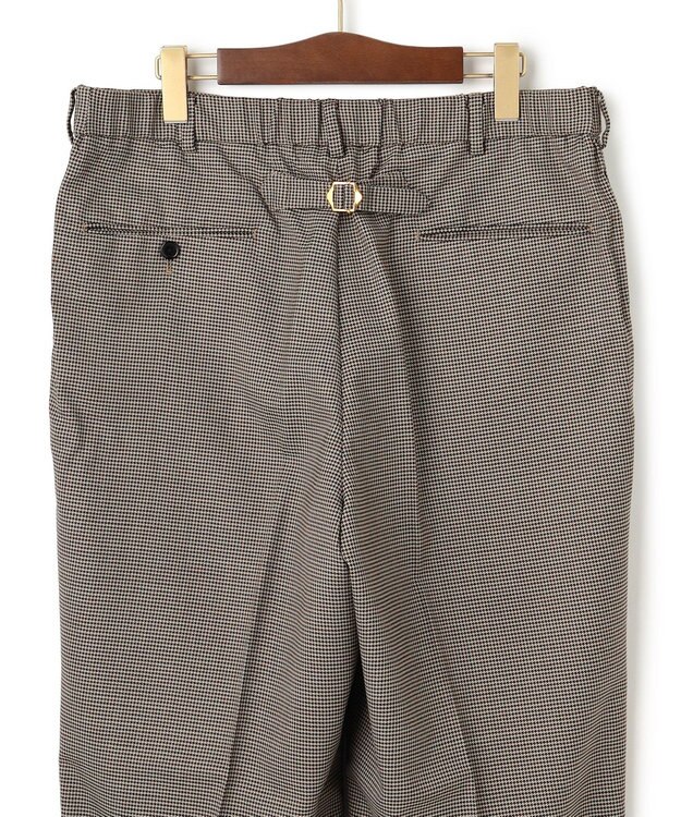 J.PRESS MEN 【J.PRESS ORIGINALS】【UNISEX】Wool Polyester Gunclub Check Piped Stem Nontuck Slacks ベージュ系3