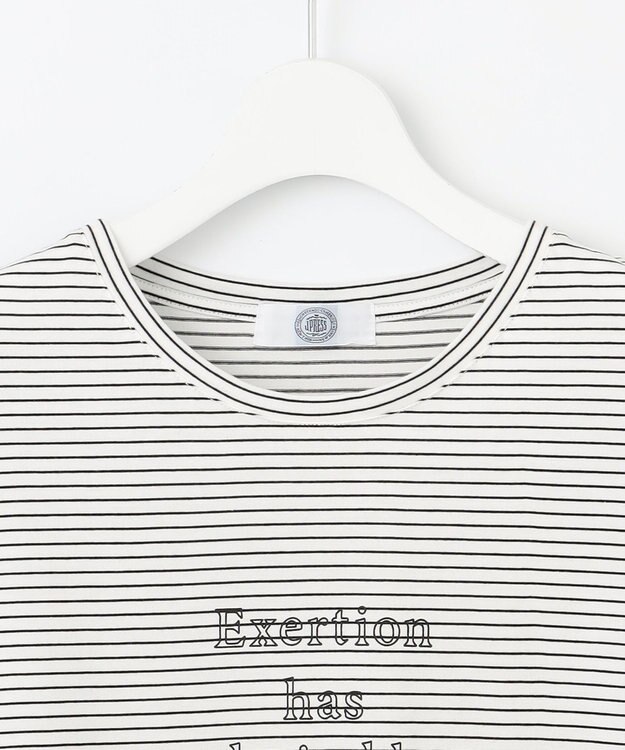 J.PRESS LADIES ロゴTシャツ ブラック系1