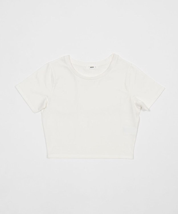 WEGO 【7色/SMLサイズ展開】コンパクトフィットT ホワイト